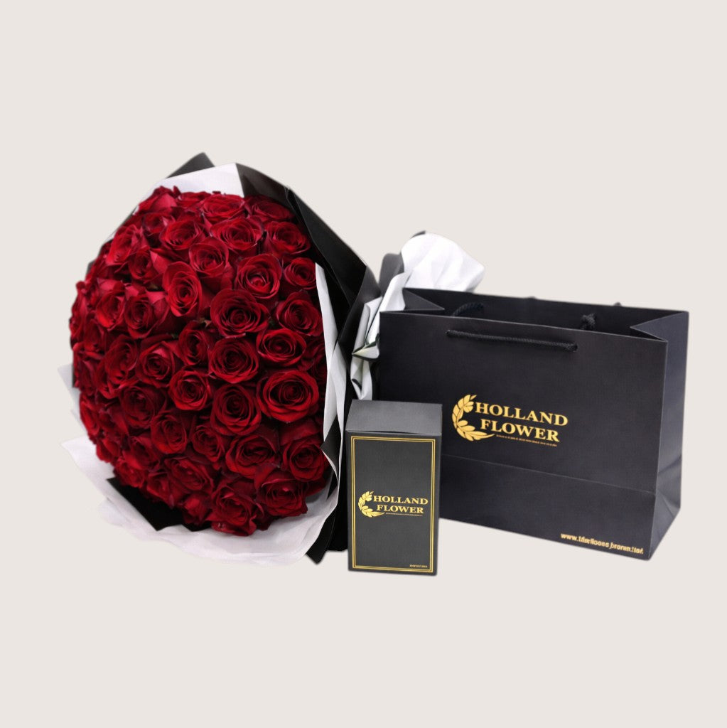 100 Roses With Gift