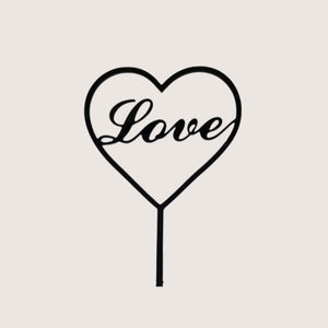 لافتة أكريليك "Love"