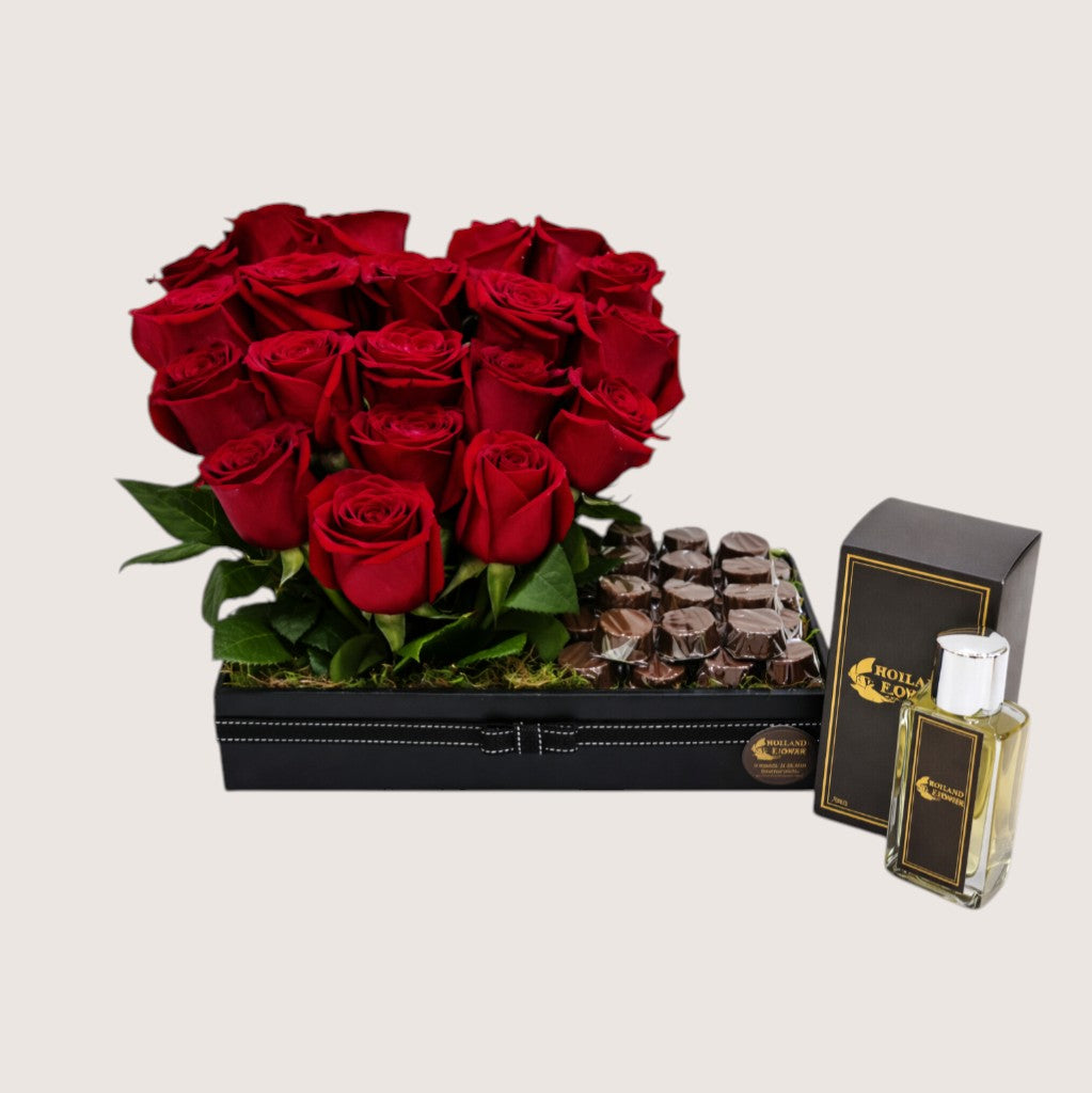 Love Flowers With Gift