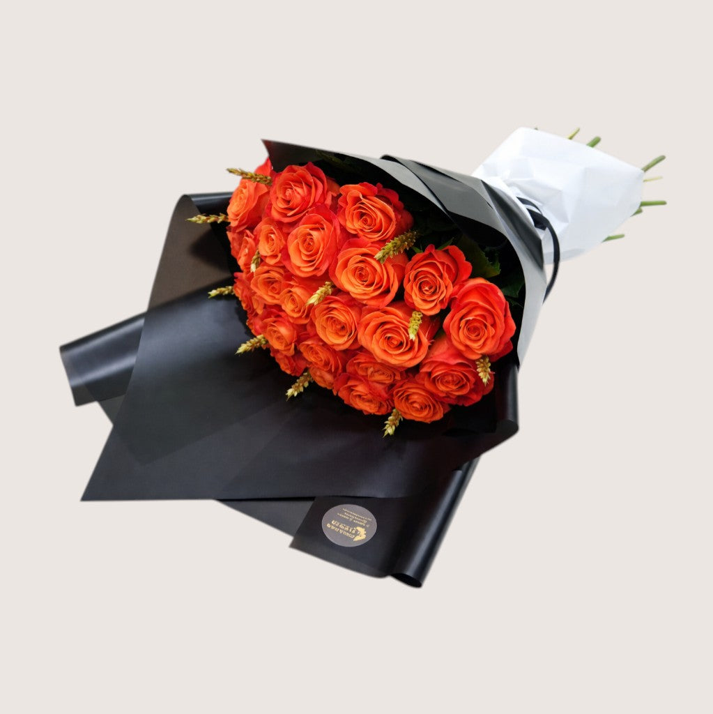 Orange Gold Holland Hand Bouquet 21