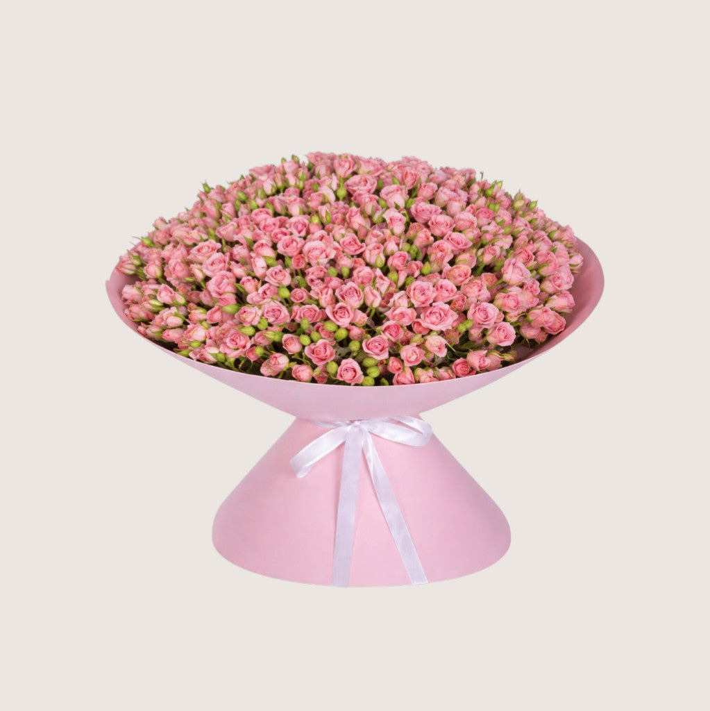 Pink Baby Rose Bouquet – 50 Stems