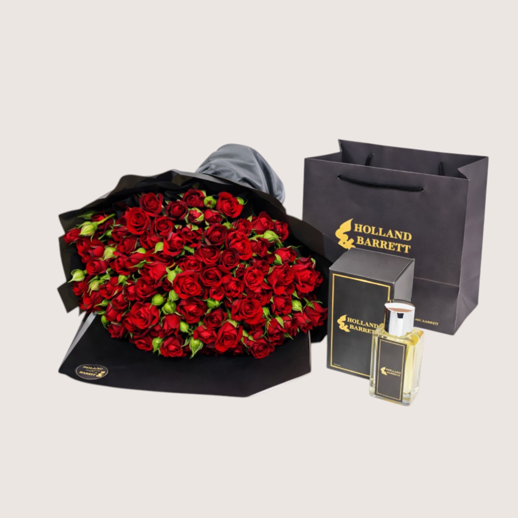 Red Flowers Baby Ross With Gift