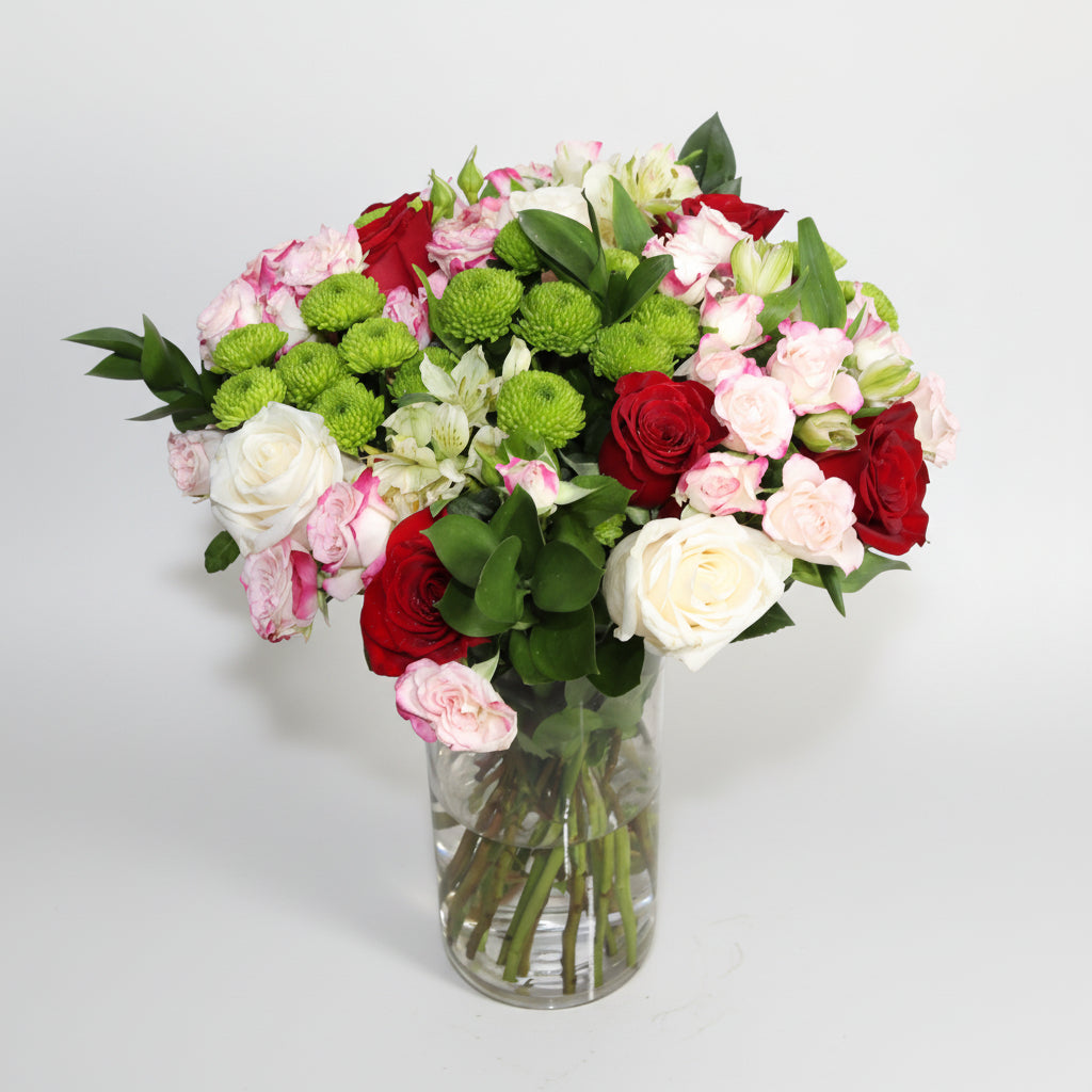 mix flower vase 1