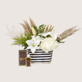 White Basket Flower 2