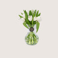Vase with 10 White Tulips