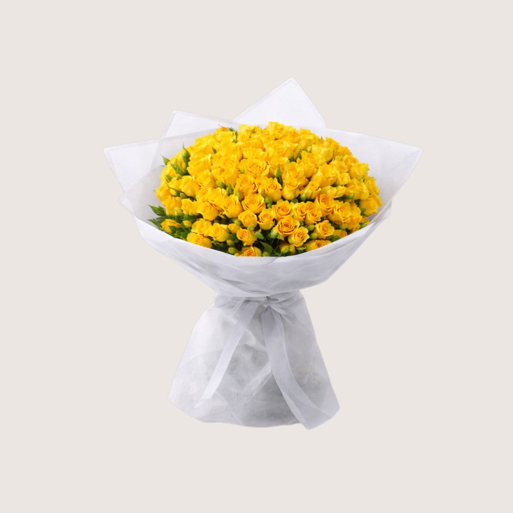 Yellow Rose Bouquet - 11