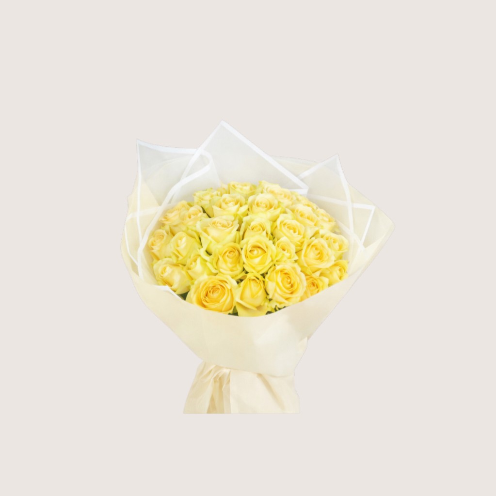 Yellow Rose Bouquet - 14