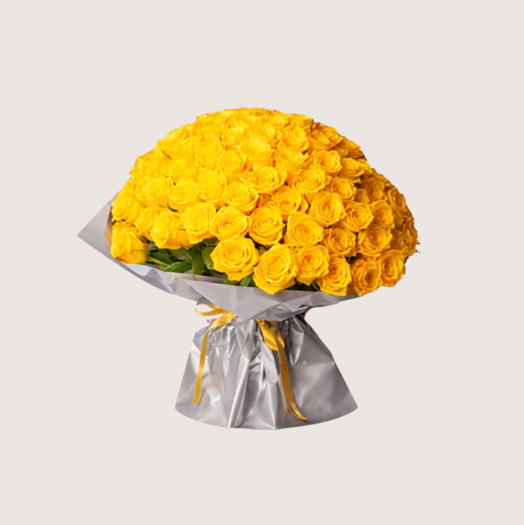 Yellow Rose Bouquet - 20