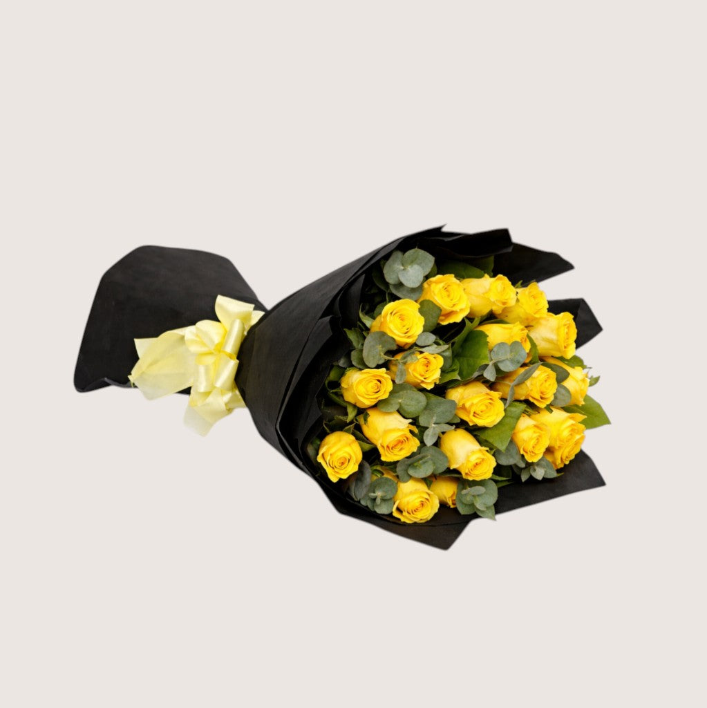 Yellow Rose Bouquet - 22